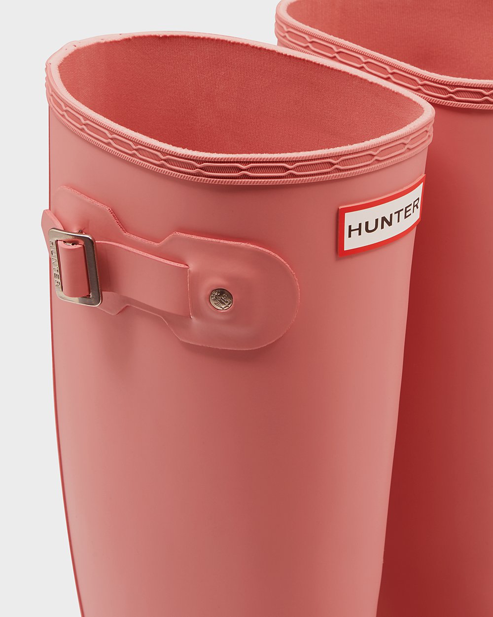 Hunter Uzun Yağmur Çizmeleri Bayan Pembe - Original - Türkiye WZ7903815